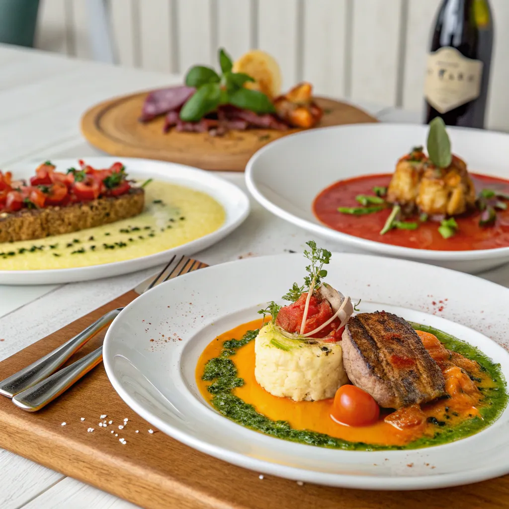 Delicious dishes from our cooking course